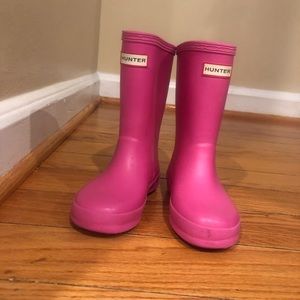Toddler girls hunter boots